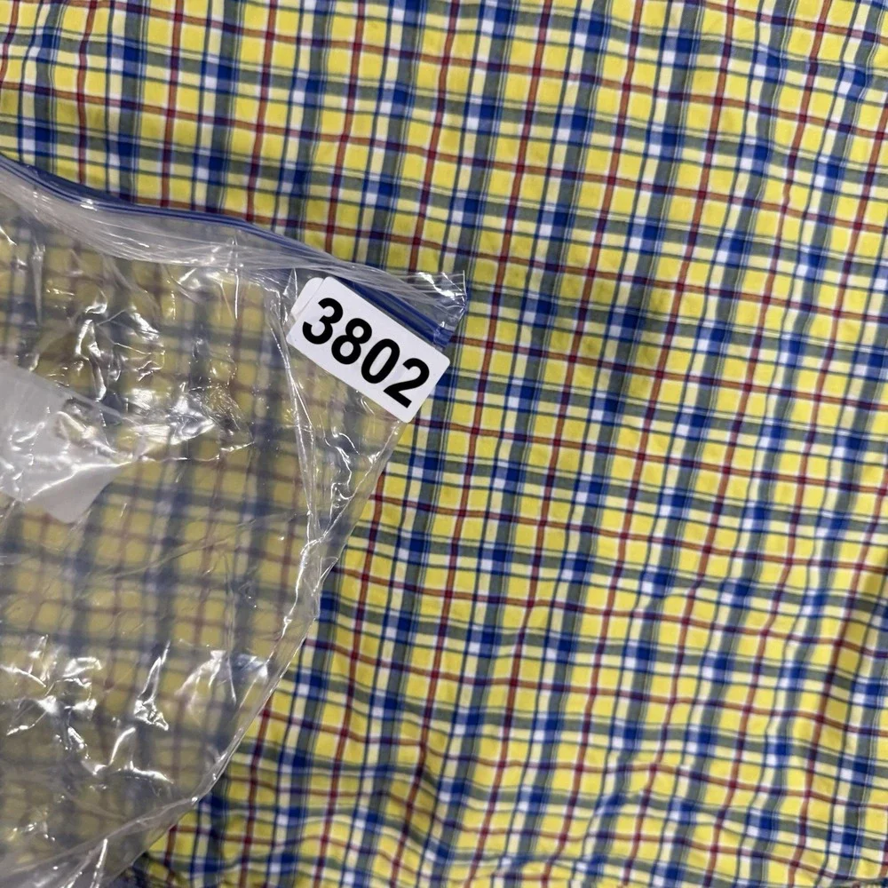 Polo Ralph Lauren Mens Button Up Shirt Thick Heavy XL Blue Yellow Plaid‎ Down